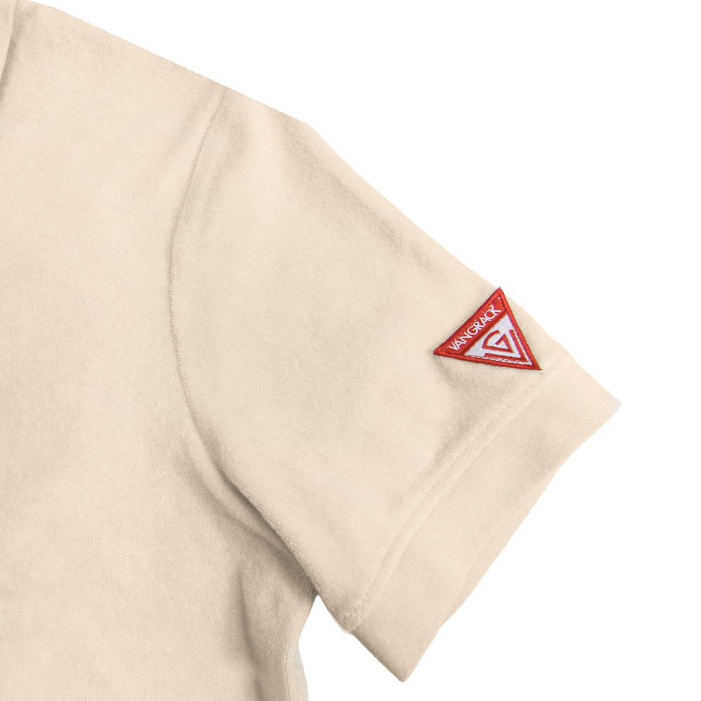 Women’s V-Neck Terry Crop Top