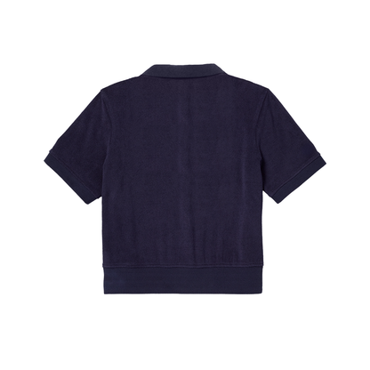Women’s V-Neck Terry Crop Top