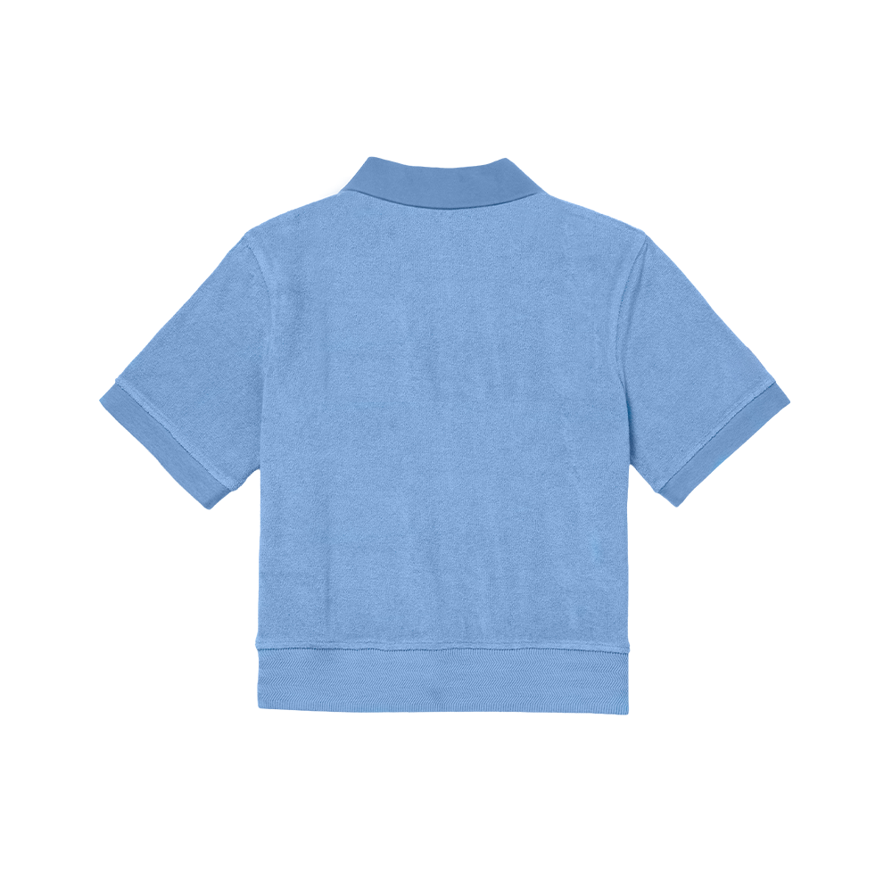 Women’s V-Neck Terry Crop Top