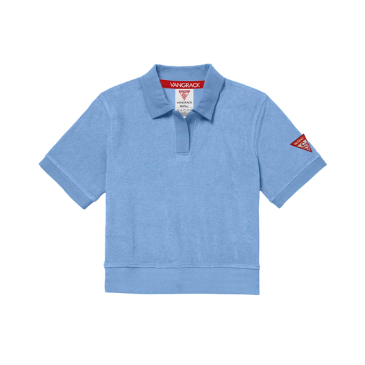 Women’s V-Neck Terry Crop Top